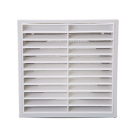 Diffuseur de plafond moderne en plastique, grille de ventilation par gravité pour pièces de ventilation CVC extérieures et de sous-sol