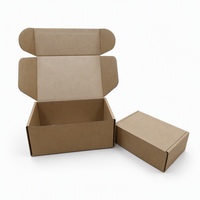 Boîte d'emballage et d'expédition personnalisée pour produits de soin de la peau écologiques avec insert en carton ondulé, impression de votre logo
