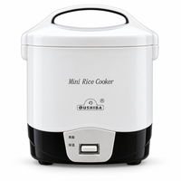 Cuisinière à riz électrique portable pour voiture 220V 1,5L, avec minuterie numérique et fonction maintien au chaud pour le camping