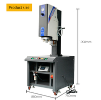 Soudage ultrasonique 15kHz 2600W pour assemblages de ceintures de sécurité, coques de rétroviseurs, plastiques d'ailes arrière et rivetage de calots de roue