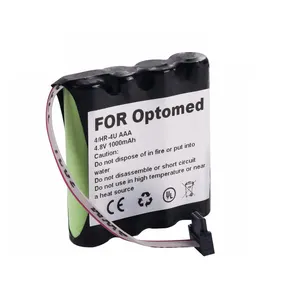 NI-MH 4.8V 1000mAh Rechargeable Replacement Medical Battery Optomed SMARTSCOPE M5 for Screening instrument