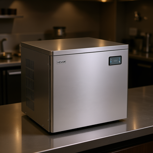 Machine à glaçons commerciale Vevor 650 lbs/jour, autonettoyante, en acier inoxydable, pour restaurants, bars, cafés, hôtels - Product Image 2