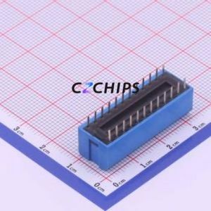 DPL-12BLP DIP Switch Through hole Component (THT) Switch Piano Key Single Pole Single Throw 12 PC Pin - Product Image 2