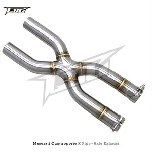 Système d'échappement OEM à section arrière pour <span class=keywords><strong>Maserati</strong></span> <span class=keywords><strong>Quattroporte</strong></span> duoselect 4.2L 2004-2011 tuyau d'échappement à soupape pour voiture de sport silencieux X tuyau - Product Image 4