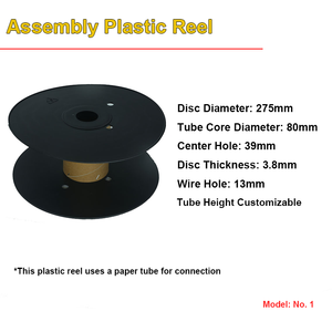 Nhà Máy Tùy Chỉnh Rỗng Nhựa Reel Spool Chủ Đề Dây Sợi Quang Đóng Gói Ống Cuộn - Product Image 2