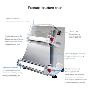 Máquina Eléctrica Automática para Hacer Masa de Pizza, Rodillo de Presión para Hacer Bases de Pizza en Casa - Product Image 5