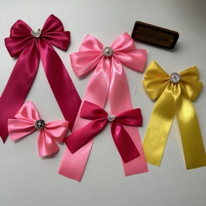 Customized Ribbon <strong>Bow</strong> Decoration Bouquet Gift Polyester Ribbon <strong>Bow</strong> DIY Accessories - Product Image 1