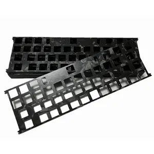 Кованая пластина для клавиатуры из углеродного волокна с ЧПУ, изготовленная на заказ механическая клавиатура из углеродного волокна, детали для клавиатуры с ЧПУ