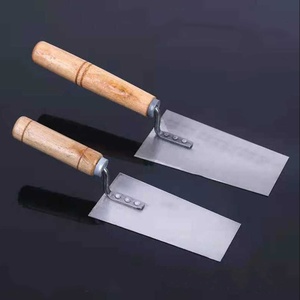 Vente directe du fabricant, matériau en acier au manganèse, petite et grande taille, construction robuste, truelle à carrelage grise pratique - Product Image 5