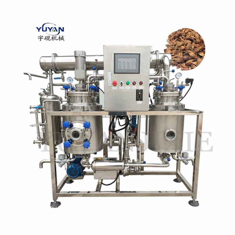 100L extraction and concentration unit 100L lab stevia extraction machinery with sugar concentration equipment