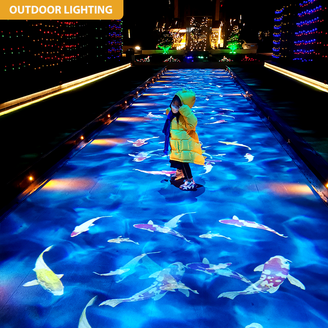 Outdoor 35-100w Led Water Wave Projector Rgb Water Ripples Effect Light Ocean Wave Light - Buy Water Wave Light Water Pattern