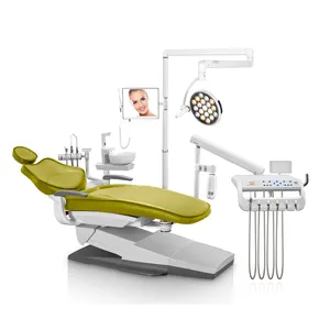 American type left hand luxury dental chairs guangdong foshan full set dental chair unit unidad de silla dental