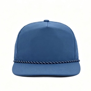 Custom Wholesale <b>Army</b> Green 6 Panel Rope Snapback <b>Cap</b> Blank Custom Embroidery Logo Flat Brim Plastic Snapback Hat Multi Colors - Product Image 5