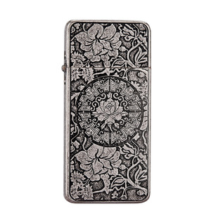 Encendedor de Queroseno <span class=keywords><strong>ZORRO</strong></span> Original Ultrafino, Plata Antigua, Grabado Profundo, Resistente al Viento, <span class=keywords><strong>Serie</strong></span> Pi Xiangyun ZS5, Plata Antigua - Product Image 5