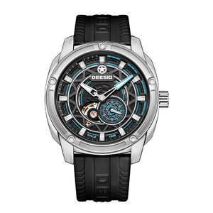 Elegant Luxury Women's <b>Mechanical</b> <b>Watch</b> with Stainless Steel Strap Hollow Butterfly Diamond Flower Dial Wristwatch - Product Image 4
