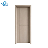 Porte en WPC résistante aux intempéries Jiuyixing, panneau intérieur anti-corrosion, solution pour projets côtiers, surface durable, taille personnalisée