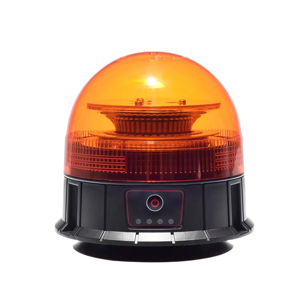 Strobe Light Beacon Amber Lights,12V Amber Strobe Warnleuchte für Cars Trucks Fahrzeuge, wiederauf ladbar, Magnetic Beacon