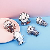 Offre Spéciale – Clips pour Cheveux et Carnets en Acrylique Transparent Imprimés UV Personnalisés, Motifs Mignons de Dessins Animés, Prix de Gros, Matériau PP, Idéal pour Cadeau