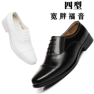 รองเท้าหนังสีดำแบบทางการสำหรับผู้ชาย สไตล์อ็อกซ์ฟอร์ด ผูกเชือก เหมาะสำหรับใส่ทำงาน พื้นรองเท้านุ่ม ระบายอากาศได้ดี สไตล์ฤดูใบไม้ผลิและฤดูใบไม้ร่วง - Product Image 5