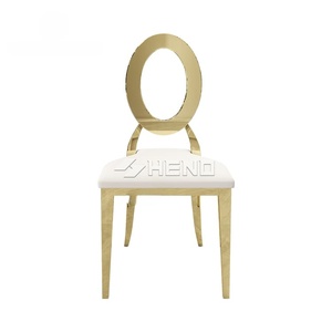 Sillas <span class=keywords><strong>de</strong></span> Comedor Redondas <span class=keywords><strong>de</strong></span> Acero Inoxidable Doradas para <span class=keywords><strong>Alquiler</strong></span>, <span class=keywords><strong>en</strong></span> Oro Rosa o Oro Latón, para Bodas y Fiestas - Product Image 1