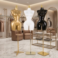 Nouveaux Mannequins Femme les Moins Chers, Mannequin en Mousse Demi-Corps Grande Taille pour Robes, Forme de Mannequin pour Robes de Dames