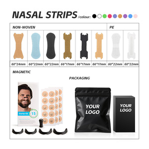 Tiras Nasales BM Performance con Aroma a Lavanda, No Tejidas/PE, Mejoran la Calidad del Sueño, Adhesivo Resistente al Sudor para Deportistas - Product Image 2