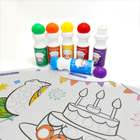 Marqueurs à points pour enfants d'école, non toxiques, lavables, logo personnalisé, 6 couleurs, marqueurs à points bingo pour enfants