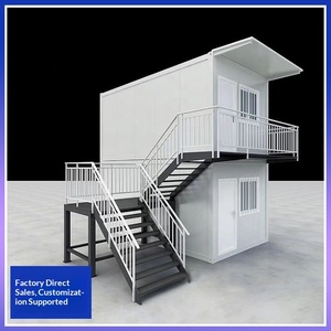 Casa Container Prefabbricata Antisismica, Edificio Mobile Prefabbricato a Montaggio Rapido, <span class=keywords><strong>Bungalow</strong></span> Abitabile - Product Image 2