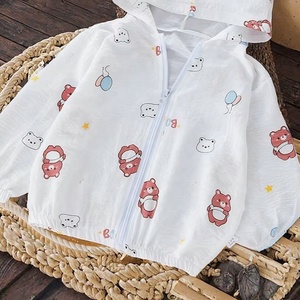 hzwn6218 - Manteau en coton doublé pour garçons et filles, fermeture à simple boutonnage, chaud et décontracté, motif imprimé pour bébé - Product Image 2