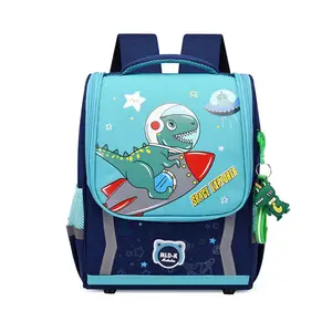कैनवास बड़ी क्षमता फैशन अंतरिक्ष बैग विरोधी Splashing बैग कार्टून मुद्रण बैग बच्चों बैग स्कूल