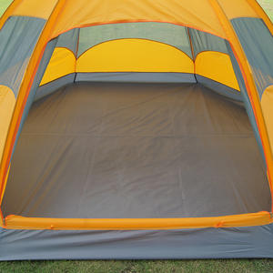 Carpas hexagonales para acampar y dormir rugoso, para 3-4 personas, puertas dobles - Product Image 5