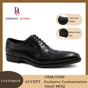 Chaussures habillées Oxford de luxe vintage pour hommes, fabriquées à la main en Italie avec découpe laser, personnalisables avec logo, vente en gros pour fabricants - Product Image 6