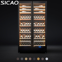 Gabinete de almacenamiento de vino personalizado profesional de gama alta SICAO colores variables entrega rápida 10 tamaños enfriador de vino personalizado