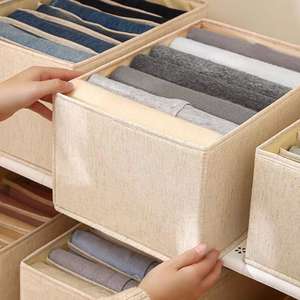 P-011 Hot Sale Custom Underwear pants storage box closet bag drawer clothes socks jeans storage organiser organizer
