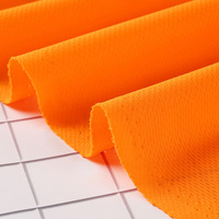 Tissu en maille polyester 135 GSM à mailles nègreuses, anti-humidité, pour vêtements de sport et maillots 8001