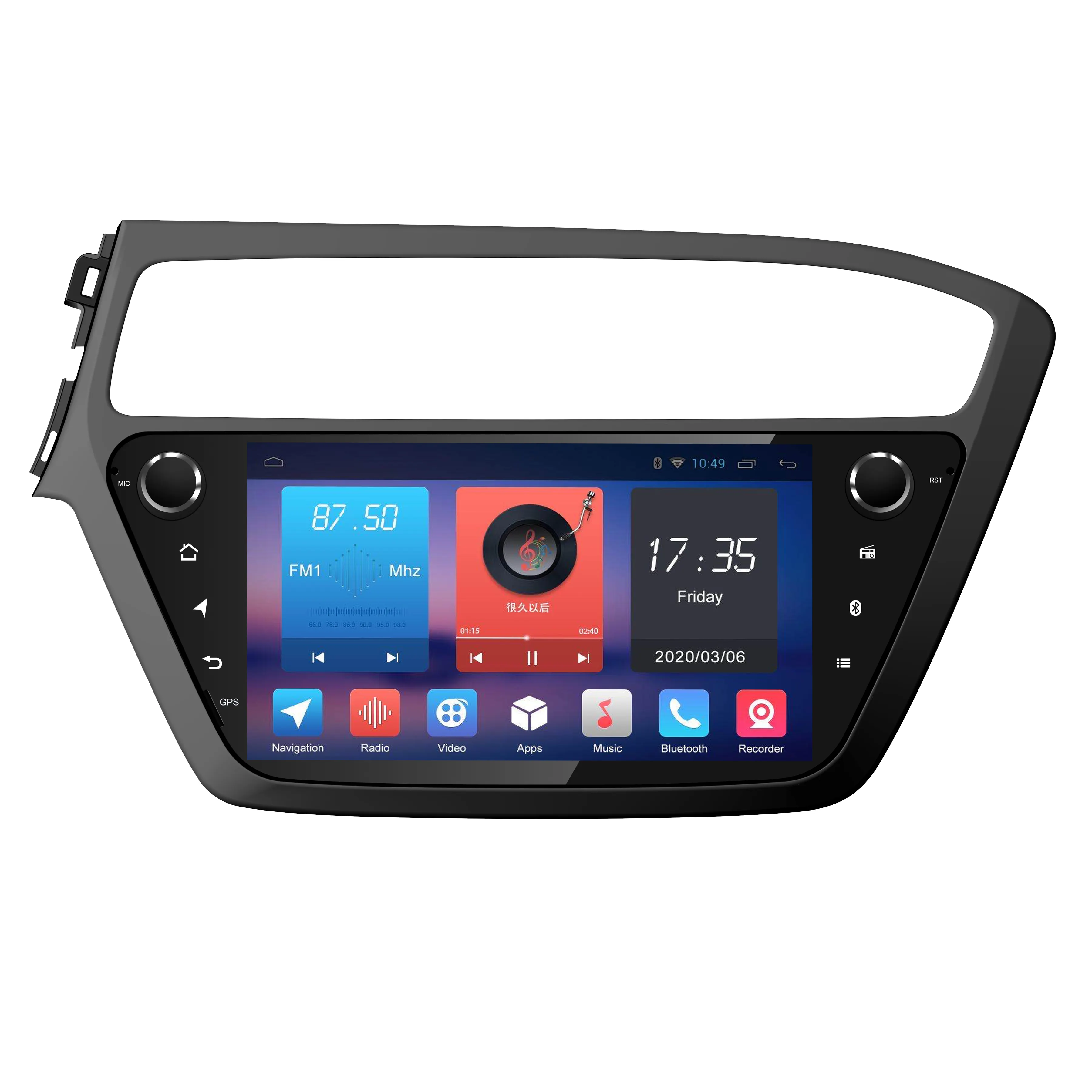 Octa core! Android 8.1/9. /10.0 car dvd for I20 2019 with 9 inch Capacitive Screen/ GPS/Mirror Link/DVR/TPMS/OBD2/WIFI/4G