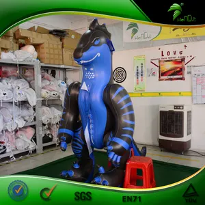 Şişme mavi ejderha oyuncaklar şişme çift PVC kat ejderha kostüm şişme takım elbise Sph ile