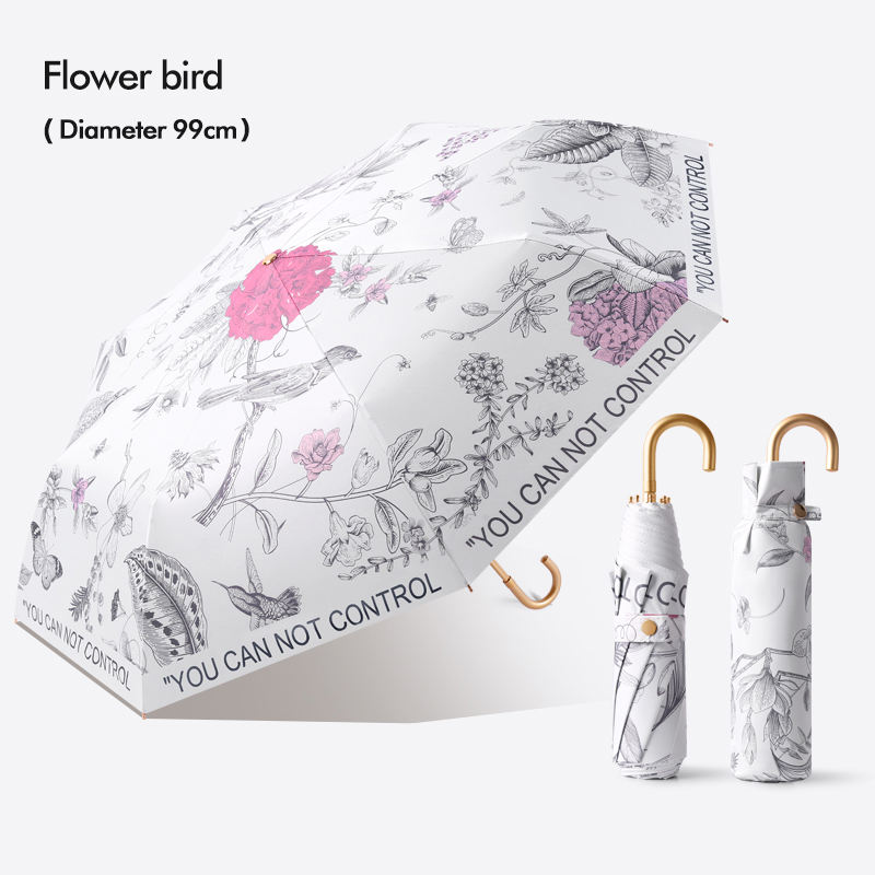 Ancient style flowers and birds