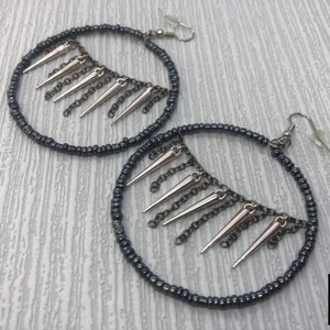 pendientes de cuentas Creaciones hechas a mano - Product Image 1