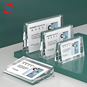 Trang trí nội thất 4x6 inch rõ ràng nhựa khung ảnh 10mm + 10mm rộng Acrylic khung hình từ - Product Image 3