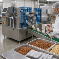 Machine Doypack, machine d'emballage de sachets verticaux avec dispositif de fermeture éclair pour ligne d'emballage d'usine de snacks et de bonbons