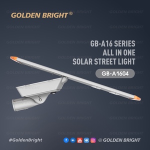 Lampione Solare LED <span class=keywords><strong>da</strong></span> <span class=keywords><strong>Esterno</strong></span> Impermeabile 80W, Luminoso e Dorato - Product Image 3