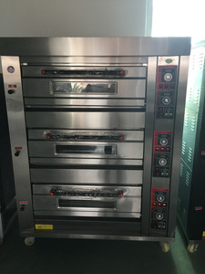 Four électrique à gaz fabriqué en Chine Équipement de boulangerie/Four à gaz à 1 pont et 3 plateaux pour la cuisson - Product Image 3