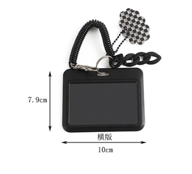 10CM Black Kpop PhotoCard Holder Keychain Student Card Sleeve clear  Protector Idol Photo Card Holder Binder School Bags Pendent| Alibaba.com