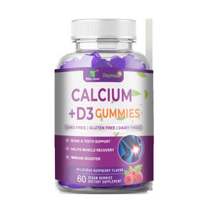 Gomitas de Calcio D3 de Alta Absorción, 60 Gomitas Veganas con Magnesio y Zinc, Sin <span class=keywords><strong>Gluten</strong></span>, Favorecen <span class=keywords><strong>la</strong></span> Recuperación de Huesos, Sistema Inmunitario y Músculos - Product Image 6