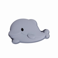 Moule à gâteau en silicone en forme de requin, baleine, dauphin, qualité alimentaire, antiadhésif, pour mousse, plateau de cuisson