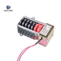 Moteur pas à pas antimagnétique pour compteur, alimentation CC installée, roues de caractères 5+2 supérieures et inférieures pour compteur d'énergie électrique HMJDQ06