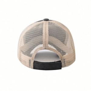 Multi Color Wash Make Old Broken Baseball Trucker Hat Bulk Outdoor Summer <b>Light</b> Plate <b>Net</b> Solid Color Trucker Hat Wholesale - Product Image 5