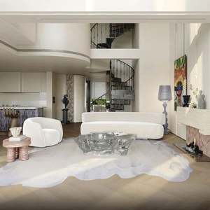 Meubles modernes sur mesure pour toute la maison, pour la conception d'un espace vide de villa, solution unique pour le salon, meubles en bois pour appartement - Product Image 3