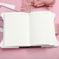 Carnet de luxe à couverture rigide avec serrure à code en PU, de haute qualité, fabriqué en usine, pour filles
